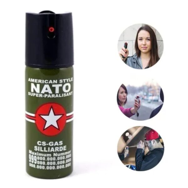 Gas Pimienta 60 Ml Aerosol Lacrimogeno Defensa - Imagen 3