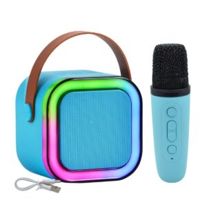 Parlante Inalambrico Karaoke Bluetooth Led Rgb Con Micrófono