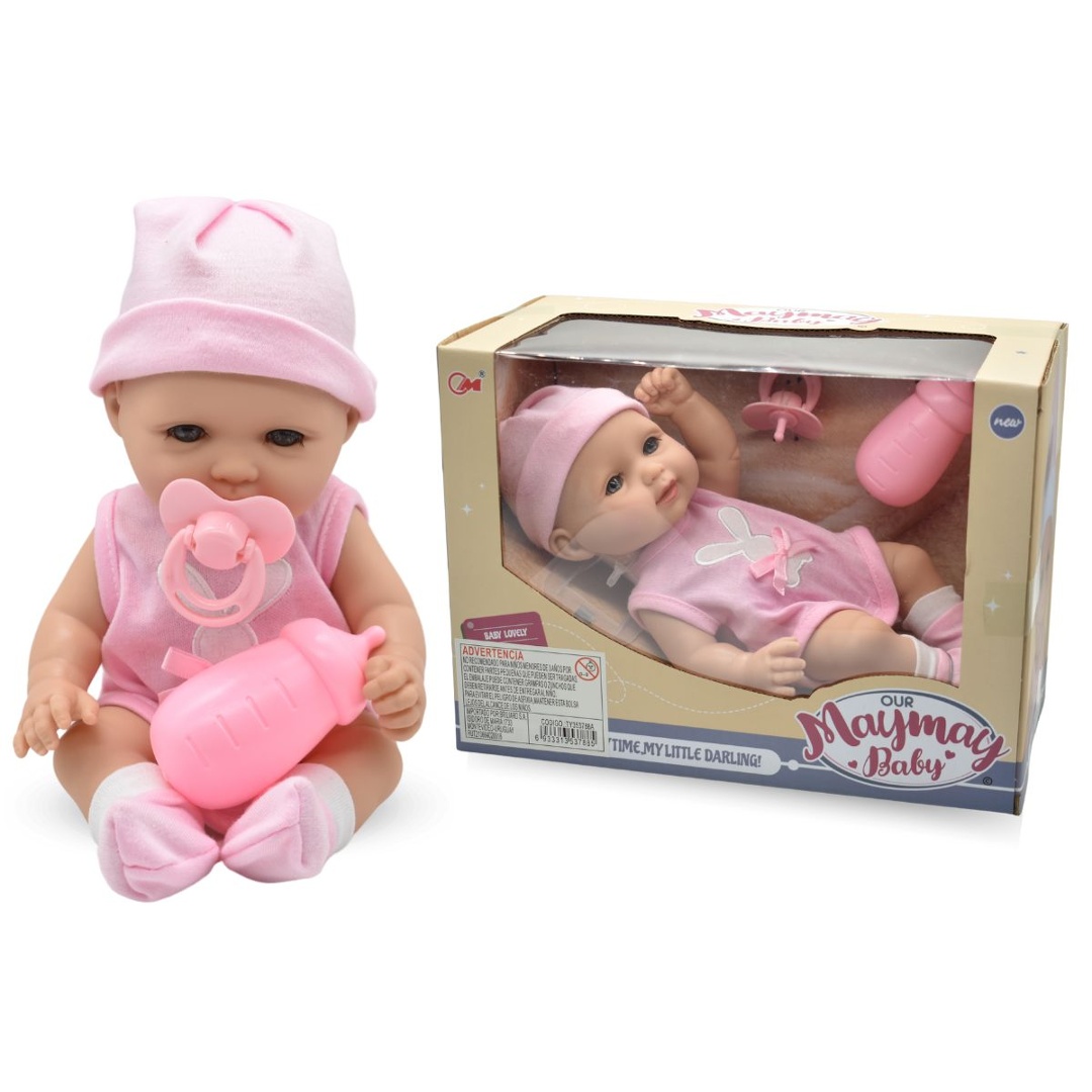 Juguete Muñeco Bebé Con Accesorios Incluidos