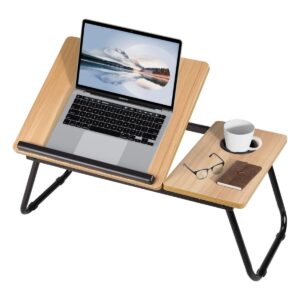 Mesa De Cama Reclinable Para Laptop Plegable Con Posa Vaso