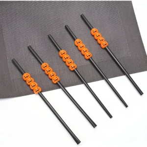 Sorbitos De Plástico Halloween X 6 Unidades 30cm