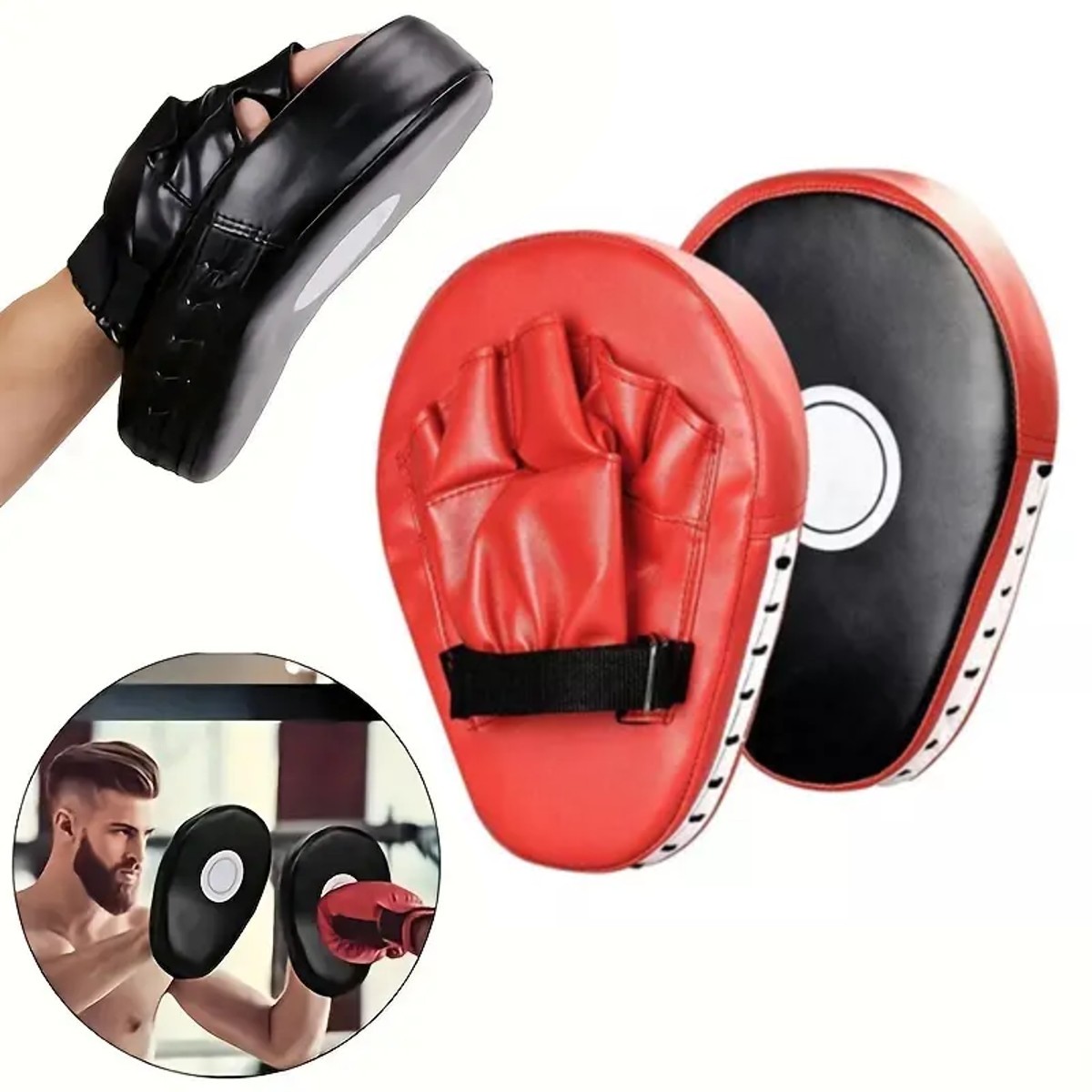 Dos Escudos Focos Manoplas Boxeo Artes Marciales Kickboxing