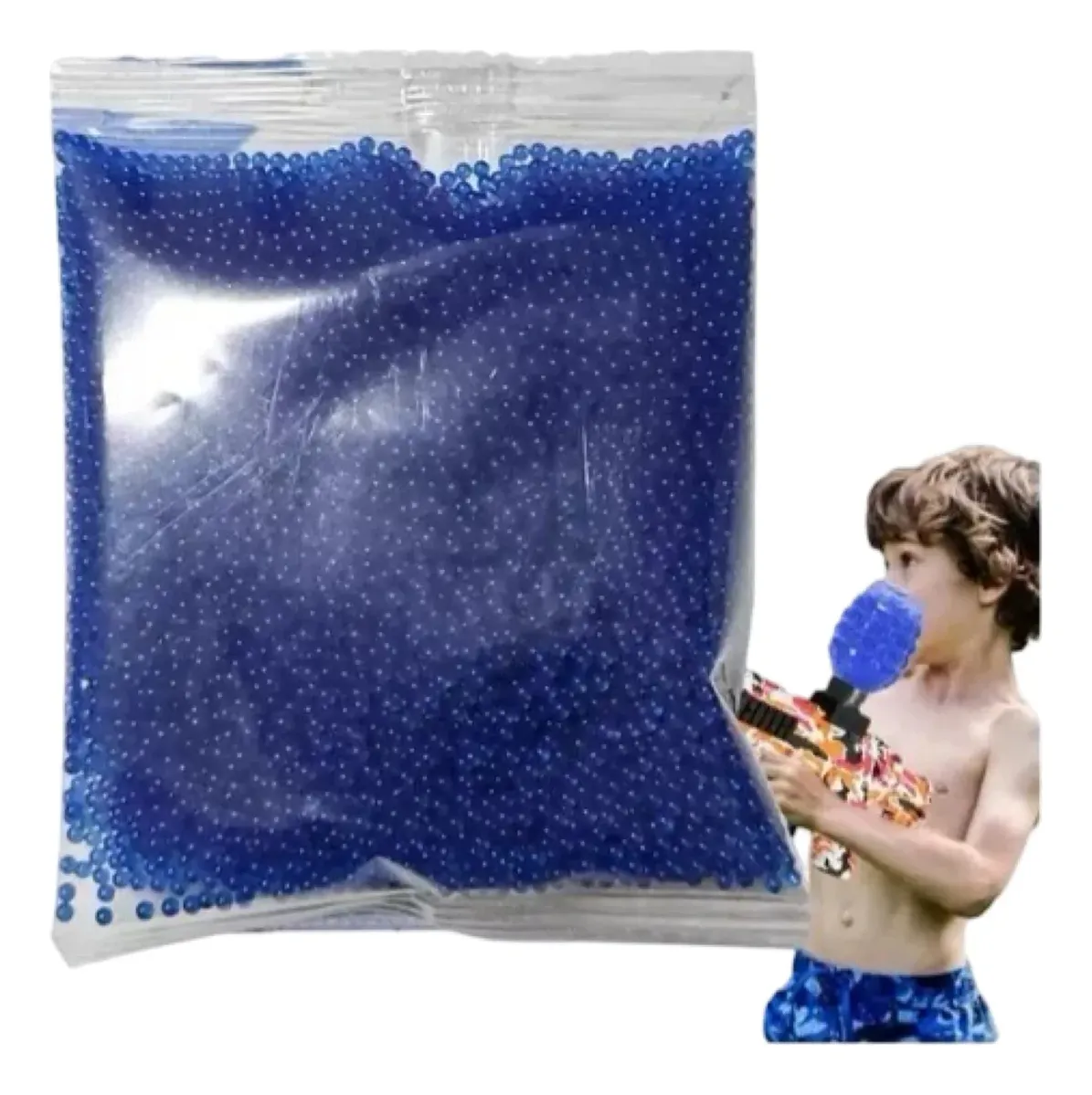 Balines Hidrogel 5.000 Bolitas Munición Pistola Gel - Imagen 2